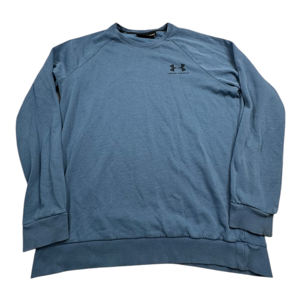 Under Armour ColdGear Loose Fit‎ Crewneck Sweatshirt Blue L LG